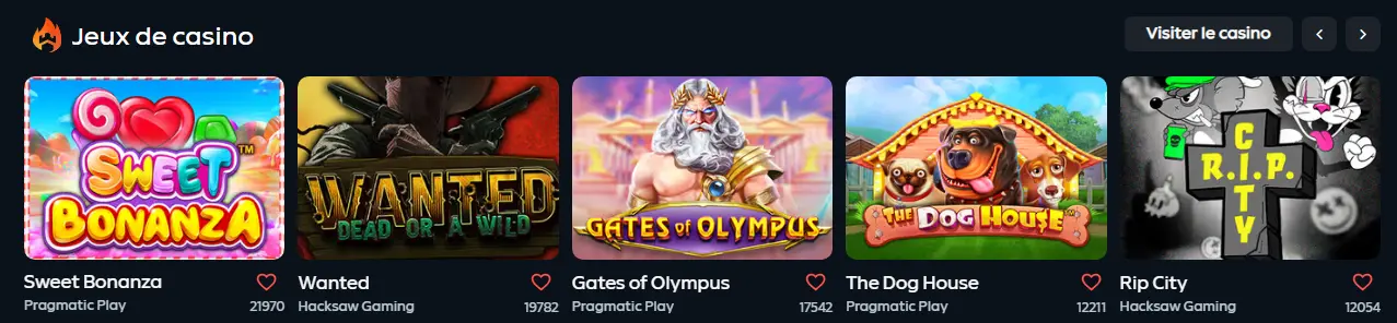 Sélection de machines à sous – thèmes variés, jackpots et nouvelles sorties